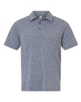 Team 365 Men's Relay Heathered Stripe Polo TT125