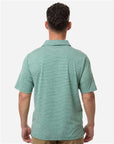 Team 365 Men's Relay Heathered Stripe Polo TT125