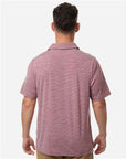 Team 365 Men's Relay Heathered Stripe Polo TT125