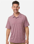 Team 365 Men's Relay Heathered Stripe Polo TT125