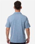 Team 365 Men's Relay Heathered Stripe Polo TT125