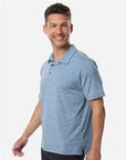 Team 365 Men's Relay Heathered Stripe Polo TT125