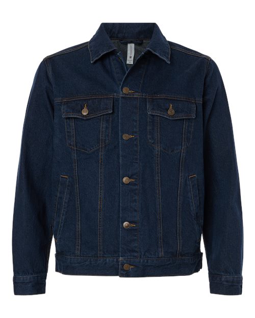 Harriton Unisex Cooper Denim Jacket M75