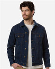 Harriton Unisex Cooper Denim Jacket M75