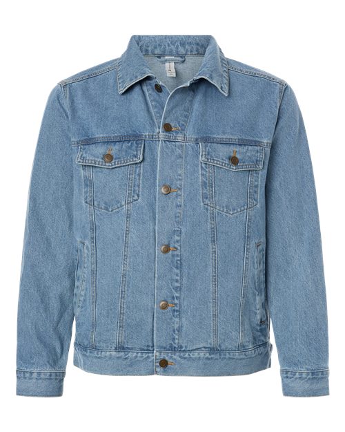 Harriton Unisex Cooper Denim Jacket M75