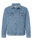 Harriton Unisex Cooper Denim Jacket M75