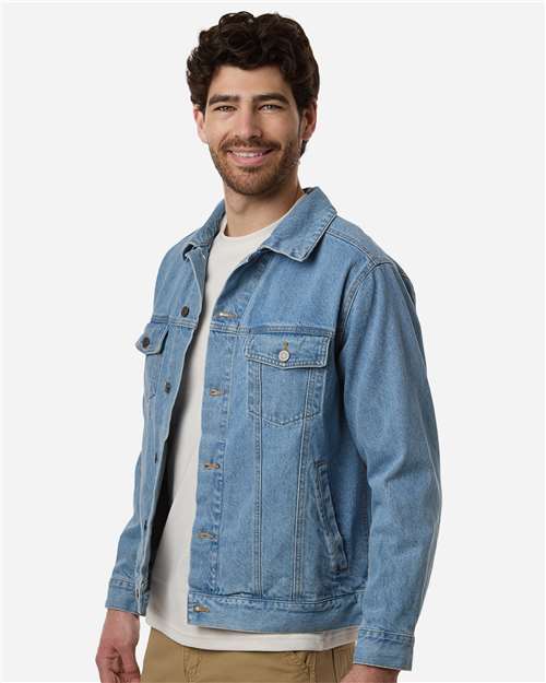 Harriton Unisex Cooper Denim Jacket M75