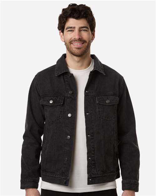 Harriton Unisex Cooper Denim Jacket M75