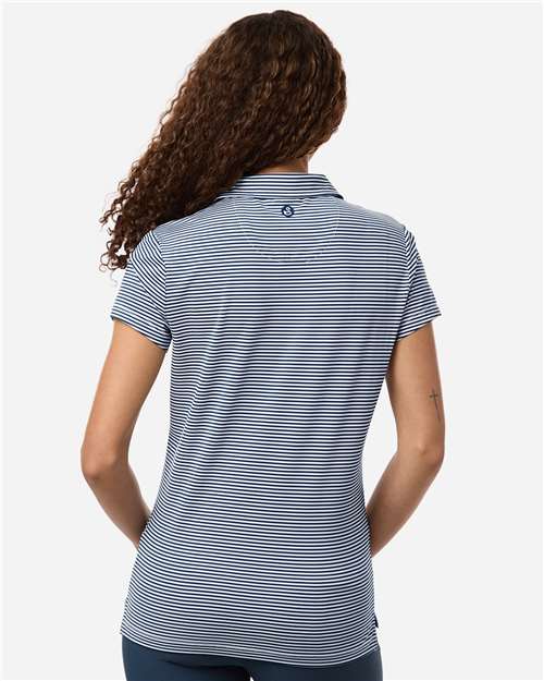 Swannies Women's Kayla Striped Polo SW1110L