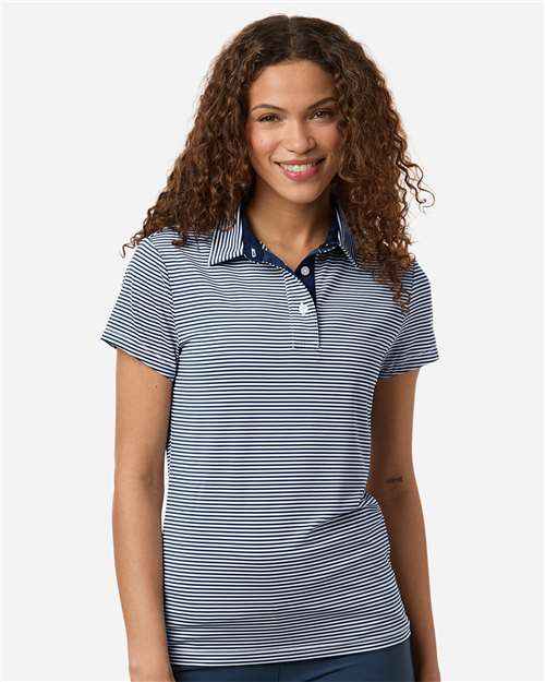 Swannies Women's Kayla Striped Polo SW1110L