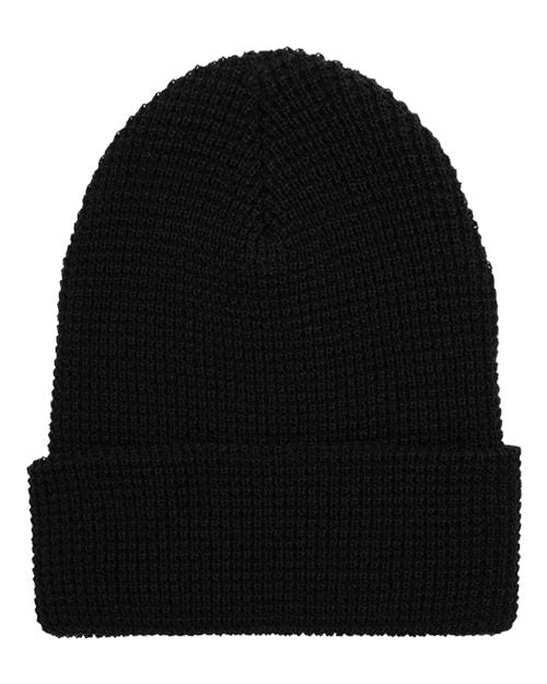 YP Classics Waffle Cuffed Knit Beanie 2501KC