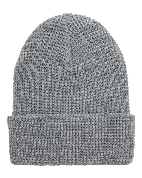 YP Classics Waffle Cuffed Knit Beanie 2501KC