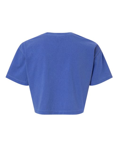 American Apparel Women's Heavyweight Cotton Garment-Dyed Boxy Cropped Tee 1302GD