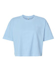 American Apparel Women's Heavyweight Cotton Garment-Dyed Boxy Cropped Tee 1302GD