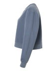 Comfort Colors Women's Garment-Dyed Mid-Length Crewneck Sweatshirt 1566L