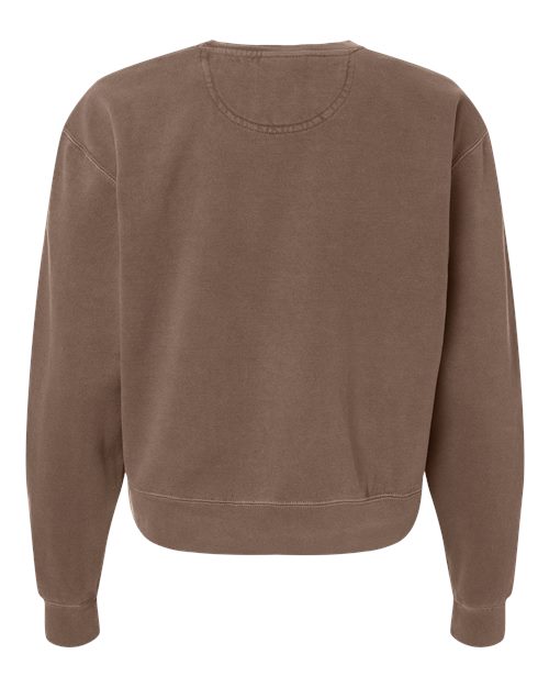 Comfort Colors Women's Garment-Dyed Mid-Length Crewneck Sweatshirt 1566L