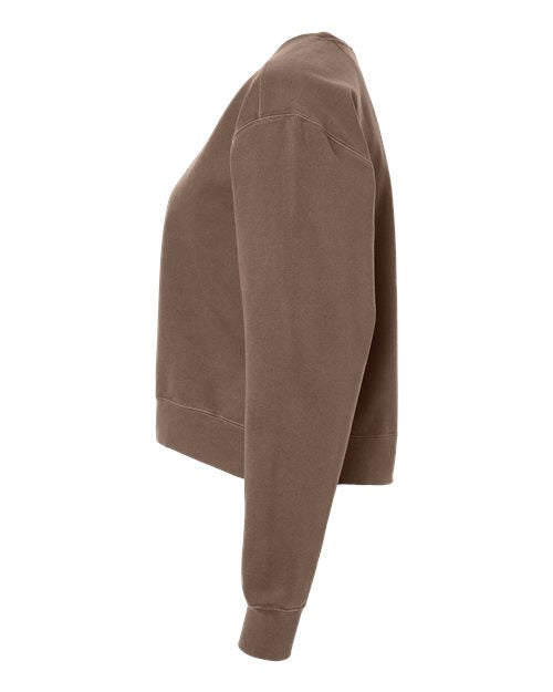 Comfort Colors Women's Garment-Dyed Mid-Length Crewneck Sweatshirt 1566L