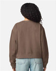 Comfort Colors Women's Garment-Dyed Mid-Length Crewneck Sweatshirt 1566L