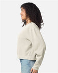 Comfort Colors Women's Garment-Dyed Mid-Length Crewneck Sweatshirt 1566L