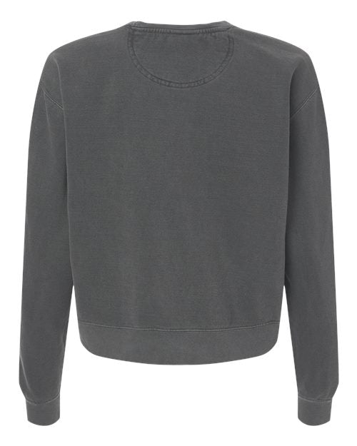 Comfort Colors Women's Garment-Dyed Mid-Length Crewneck Sweatshirt 1566L