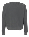 Comfort Colors Women's Garment-Dyed Mid-Length Crewneck Sweatshirt 1566L