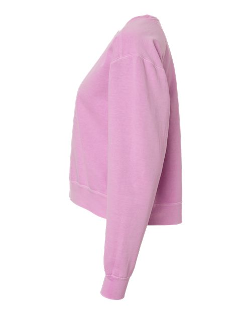 Comfort Colors Women's Garment-Dyed Mid-Length Crewneck Sweatshirt 1566L