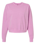 Comfort Colors Women's Garment-Dyed Mid-Length Crewneck Sweatshirt 1566L