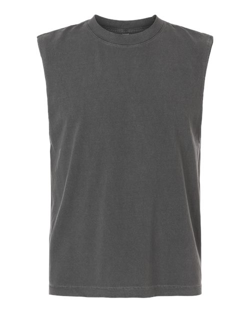 American Apparel Unisex Heavyweight Cotton Garment-Dyed Mid-Length Muscle Tee 207GD