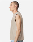 American Apparel Unisex Heavyweight Cotton Garment-Dyed Mid-Length Muscle Tee 207GD