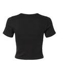 American Apparel Women's Baby Rib Cropped Tee BR210