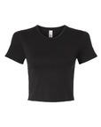 American Apparel Women's Baby Rib Cropped Tee BR210