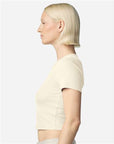American Apparel Women's Baby Rib Cropped Tee BR210