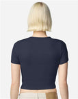 American Apparel Women's Baby Rib Cropped Tee BR210