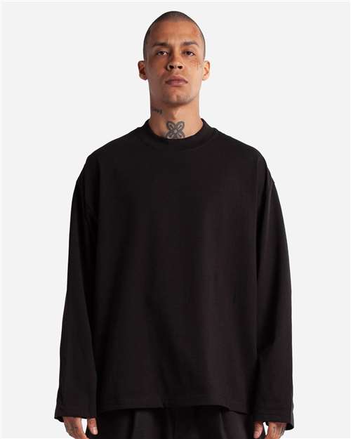 Shaka Wear Unisex Max Heavyweight Oversized Long Sleeve Tee SHMOL