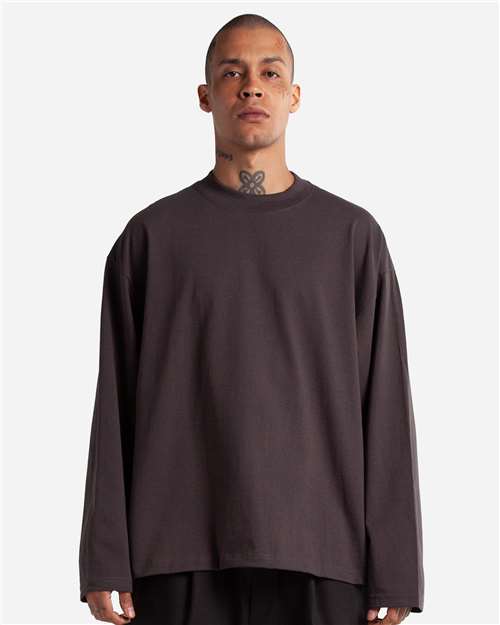 Shaka Wear Unisex Max Heavyweight Oversized Long Sleeve Tee SHMOL