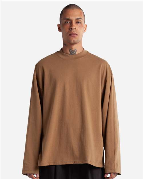 Shaka Wear Unisex Max Heavyweight Oversized Long Sleeve T-Shirt SHMOL