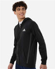 Adidas Men's Game & Go Fleece Full-Zip Hooded Sweatshirt AT208