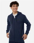 Adidas Men's Game & Go Fleece Full-Zip Hooded Sweatshirt AT208
