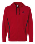 Adidas Men's Game & Go Fleece Full-Zip Hooded Sweatshirt AT208