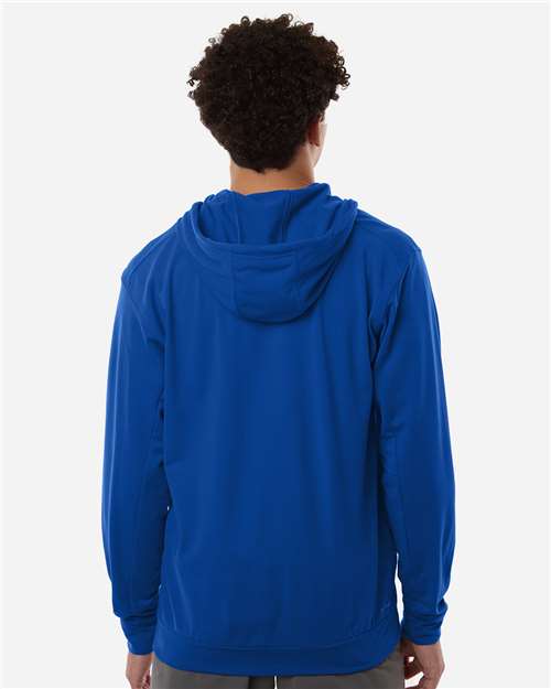 Adidas Men's Game &amp; Go Fleece Full-Zip Hooded Sweatshirt AT208