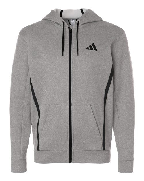 Adidas Men's Game &amp; Go Fleece Full-Zip Hooded Sweatshirt AT208