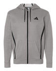 Adidas Men's Game & Go Fleece Full-Zip Hooded Sweatshirt AT208