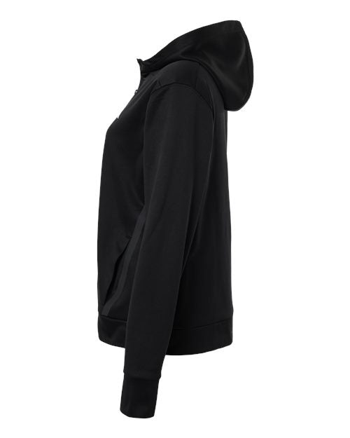 Adidas Women's Game &amp; Go Fleece Full-Zip Hooded Sweatshirt AT209