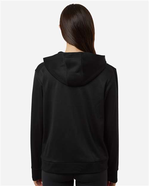 Adidas Women's Game &amp; Go Fleece Full-Zip Hooded Sweatshirt AT209