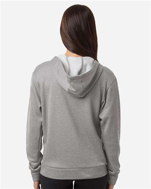 Adidas Women's Game &amp; Go Fleece Full-Zip Hooded Sweatshirt AT209