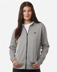 Adidas Women's Game & Go Fleece Full-Zip Hooded Sweatshirt AT209