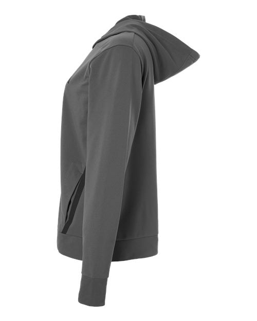 Adidas Women's Game &amp; Go Fleece Full-Zip Hooded Sweatshirt AT209