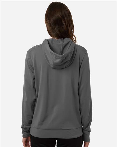 Adidas Women's Game &amp; Go Fleece Full-Zip Hooded Sweatshirt AT209