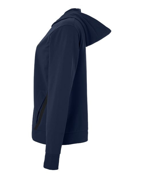 Adidas Women's Game &amp; Go Fleece Full-Zip Hooded Sweatshirt AT209