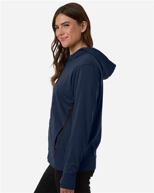 Adidas Women's Game &amp; Go Fleece Full-Zip Hooded Sweatshirt AT209